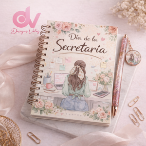 Kit Día de la Secretaria – Agenda + Bolígrafo Personalizado