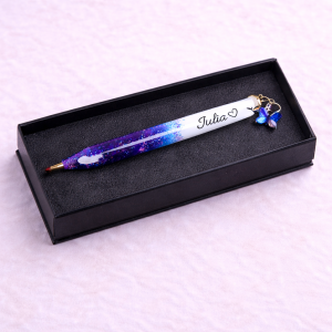 Bolígrafo Personalizado en Resina Epóxica – Diseño Exclusivo con Nombre