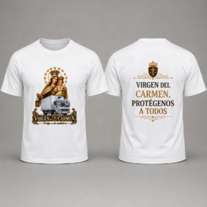Camiseta Personalizada para Conductores – Virgen del Carmen